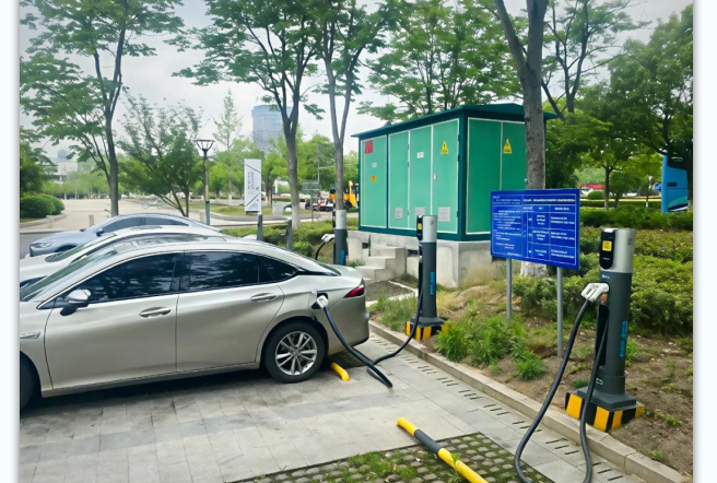 我市加快布局新能源汽車充電樁建設
